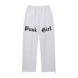パンクガールジョガーパンツ/1 0 punk girl jogger pants - LIGHT GREY