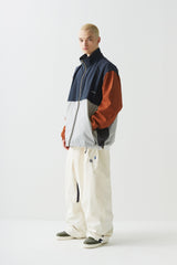 ワイドジャケット/BSR2223FWJK056 MCS WIDE JACKET NAVY BROWN