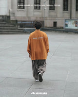 ハーフハイカラーワークシャツ / MOBLAB Half-high collar work shirt "Come Along"