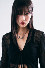 NO.414 RIBBON BOLL NECKLACE 
