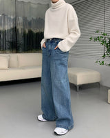 シアーアンゴラハイネックタートルネック / 90's Sher Angora High-Neck Turtleneck (3 colors)