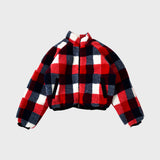 ウェア―ドフリースクロップジャケット/WEIRD FLEECE CROP JACKET (RED)