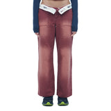 ターンアップロゴベルト ローライズパンツ / TURN UP LOGO BELT LOW RISE PANTS (WN)