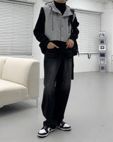 ロアクロップパッディドフードベスト/OW Roa Cropped Padded Hooded Vest (2 colors)