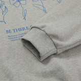 Flower Hand Graphic Sweatshirt [GREY] (6674519523446)