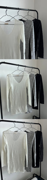 vネックtシャツ