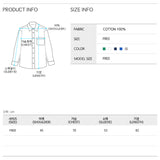 ローエルオーバーサイズドフィットシャツ / Roel Oversized Fit Shirt