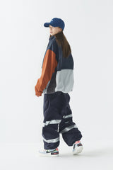 ポットXシルバーストレッチジョガーパンツ / BR2223FWPT02S0 POT-X SILVER STRETCH JOGGER PANTS NAVY