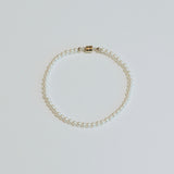 3mm パールブレスレット / 3mm pearl bracelet (S size)
