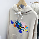 パラグラフペイントパーカー / paragraph paint embroidery hood 5color (6546252562550)