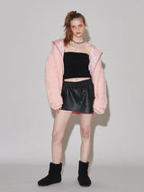 レザースカートパンツ / LEATHER SKIRT-PANTS