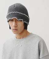 STITCH LONG BEANIE (GRAY)