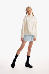 チェリーフーディーウオウブンアノラック／CHERRY HOODIE WOVEN ANORAK [IVORY]