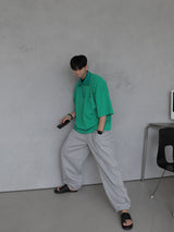 ASCLO Side Pintuck Balloon Jogger Pants (3color)