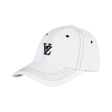 [VARZAR] 3D Monogram Stitch Over Fit Ball Cap White