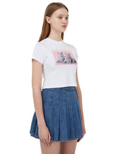 スリーキャッツクロップTシャツ