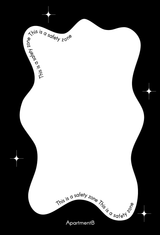 Black and white interior postcards_Shining wave (6682578026614)