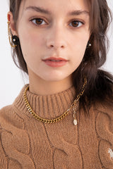 サージカルボールドチェーンネックレス/Surgical bold chain necklace
