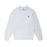 キルシーミドルチェリーポケット付きトレーナー／UNI MIDDLE CHERRY POCKET SWEATSHIRT KA [LIGHT GRAY] (6597379686518)
