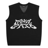 トライバルロゴニットベスト / TRIBAL LOGO KNIT VEST