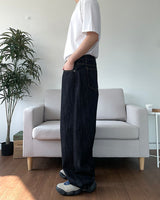 Non-fade Raw Denim Pants