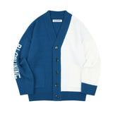 INTARSIA HALF HALF KNIT CARDIGAN_BLUE (6610767970422)