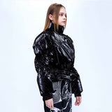 ダブルレイヤードグーズダウンジャケット / Double Layered Goose Down Jacket _ Glossy Black