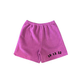 フリースナンバークロップパンツ/FLEECE NUMBER CROP PANTS, PINK