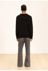 ウールソフトモヘアオーバーサイズニット/WOOL SOFT MOHAIR OVERSIZED KNIT