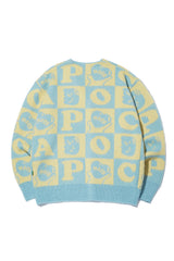 Hope Checker-Board Cardigan_Mint (6678734110838)