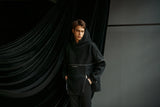 ロゴファスナー オーバーフィットシャーリング フードパーカー/DECF Logo Fastener Over fit Shearling Hoody_DECF (4431928852598)