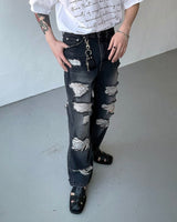 ソーオーバービンテージデニムパンツ / SO Over Vintage Denim Pants (Black)