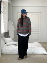 [UNISEX/ WOOL20] Tums gradient dangara mohair knit