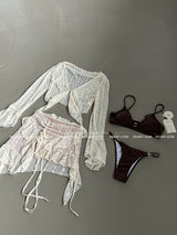 Alona 4PS Cover-Up Bikini Set