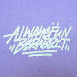 ファンスクリブリングBSRBTクルーネック / BSR2223FWPO072 FUN SCIBBLING BSRBT CREWNECK LAVENDER