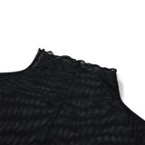 Layered See-through Top [BLACK] (6638351614070)