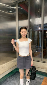 スクエアラウンドTシャツ