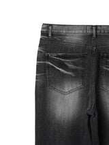 トライバルウォッシングブラックジーンズ / Tribal washing black jean