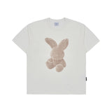 ファジーラビットショートスリーブTシャツ CREAM