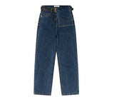 ストレートフィットウエストカバードデニムパンツ / STRAIGHT FIT WAIST COVERED DENIM PANTS [6872]