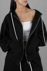KEVIN OVER-FIT HOOD ZIP-UP