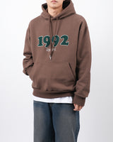 1992 ブックルナッピングクロップフードTシャツ/1992 Bookle napping crop hood t-shirt 2color