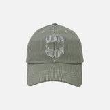 ストライプカーブキャップ / STRIPE CURVE CAP (DARK GREEN)