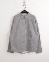 ライポスプリングストライプボキシーシャツ / Lai Po Spring Stripe Boxy Shirt