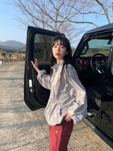 lustrous windbreaker jacket