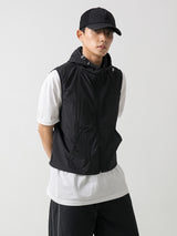 サマーナイロンフードベスト / Summer nylon hood vest 5color