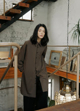 unisex jungle long shirts sand
