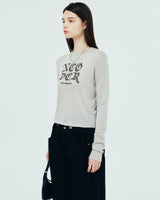 NCOVER ROMAN TYPO LONG SLEEVE-BEIGE (6681166938230)