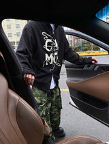 No.9971 CAMO hood zip-up (3color)