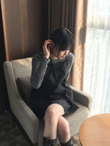 レイヤードノースリーブワンピース